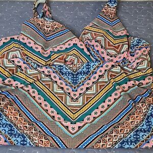Time and Tru tankini swim top size 3X